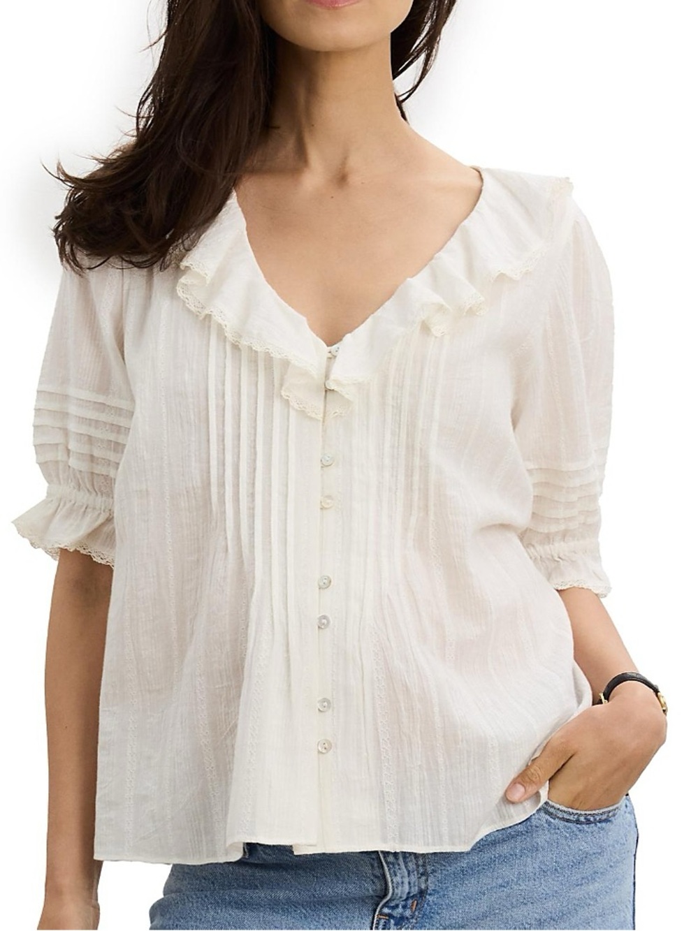 Hatch Collection Lou Lou Blouse - Picture 2 of 8